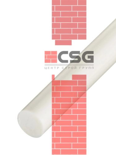 Полипропилен стержень Ф 40 мм PP (~1000 мм, ~1,3 кг) экстр. Китай