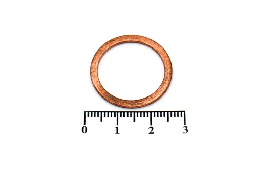 Шайба медная 20х25х1.0