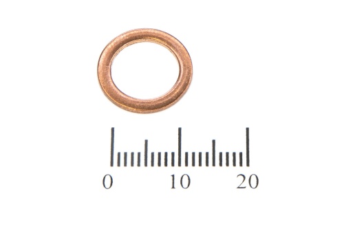 Шайба медная 10х14х1.0