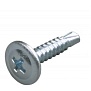 Саморез с прессшайбой 4.2x41 со сверлом оцинк. (50шт) арт.1265525
