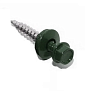 Саморез кровельный 4.8x35 RAL6005 по дереву пакет (200шт) арт.1220568CDEK