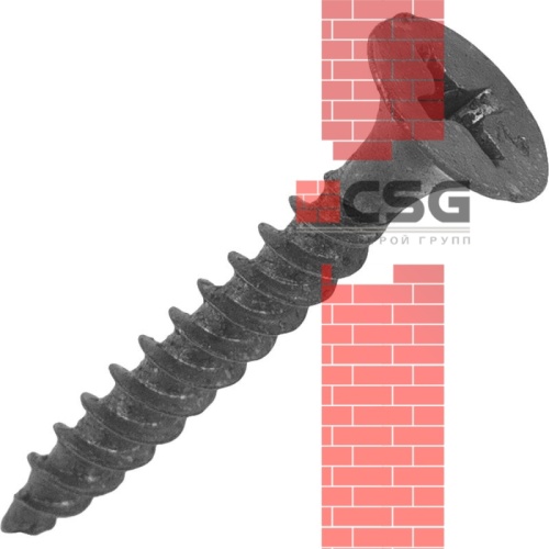 Саморез кровельный 6.3x102 RAL 7024 по металлу, кг (15кг) арт.1242637 