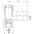 Головная часть седелки с фрезой d63x32 SDR11