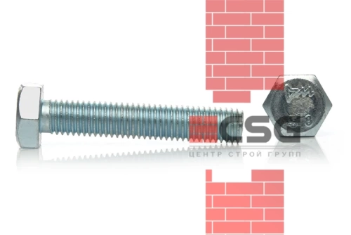 Болт с полной резьбой 10x40 оцинк. DIN 933 (25кг)